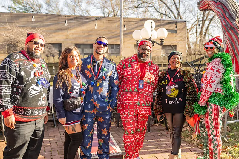ugly sweater bar crawl