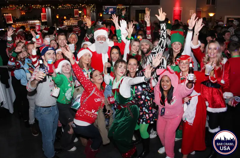 ugly sweater bar crawl usa