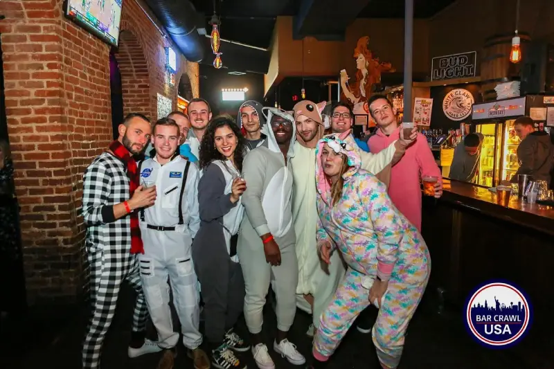 onesie bar crawl