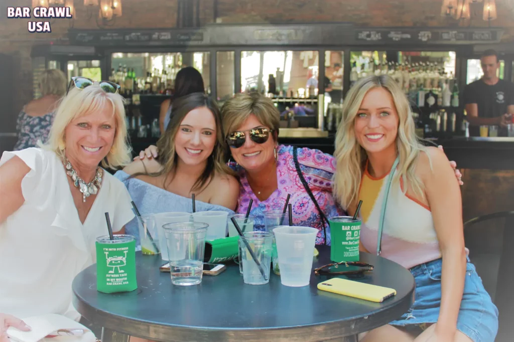 Cincinnati Bar Crawl USA on the patio