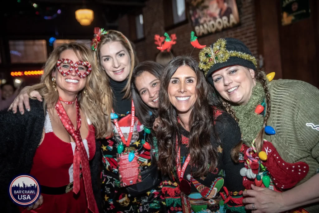 Bar Crawl USA Cincinnati Ugly Sweater Crawl group