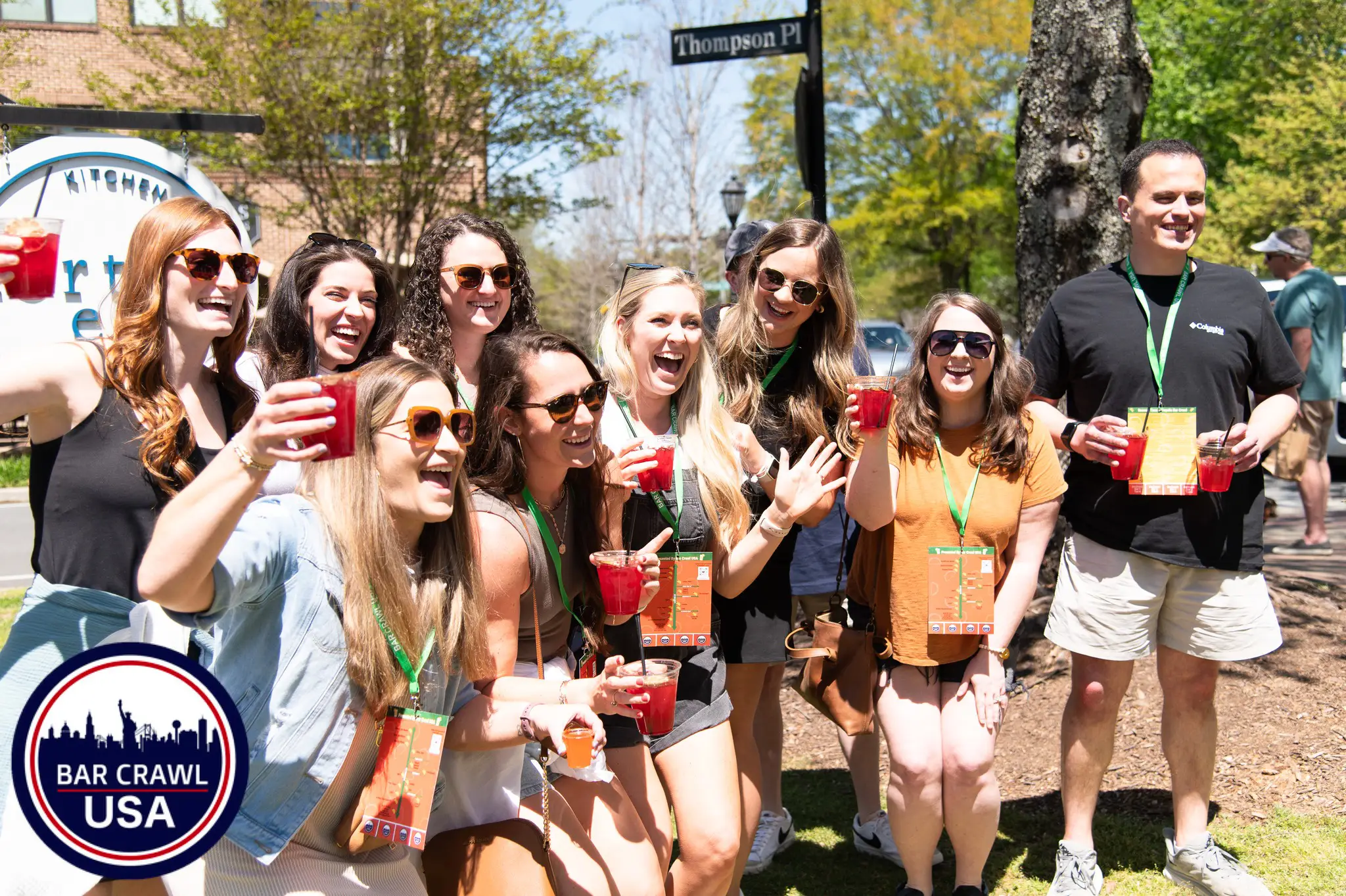 Roswell GA bar crawl group